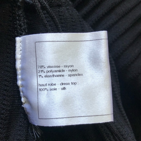 Chanel navy blue/Gray and Black Dress 34 - Picture 5 of 12